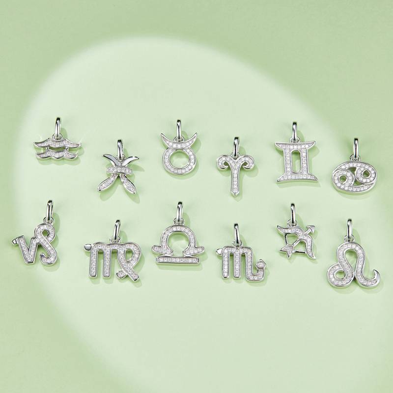 十二星座系列之水瓶座莫桑钻项链